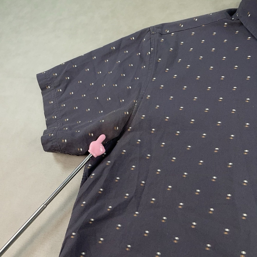 Howler Bros Shirt Mens Medium Gray Short Sleeve Button Up Cotton Casual *READ - Picture 12 of 13